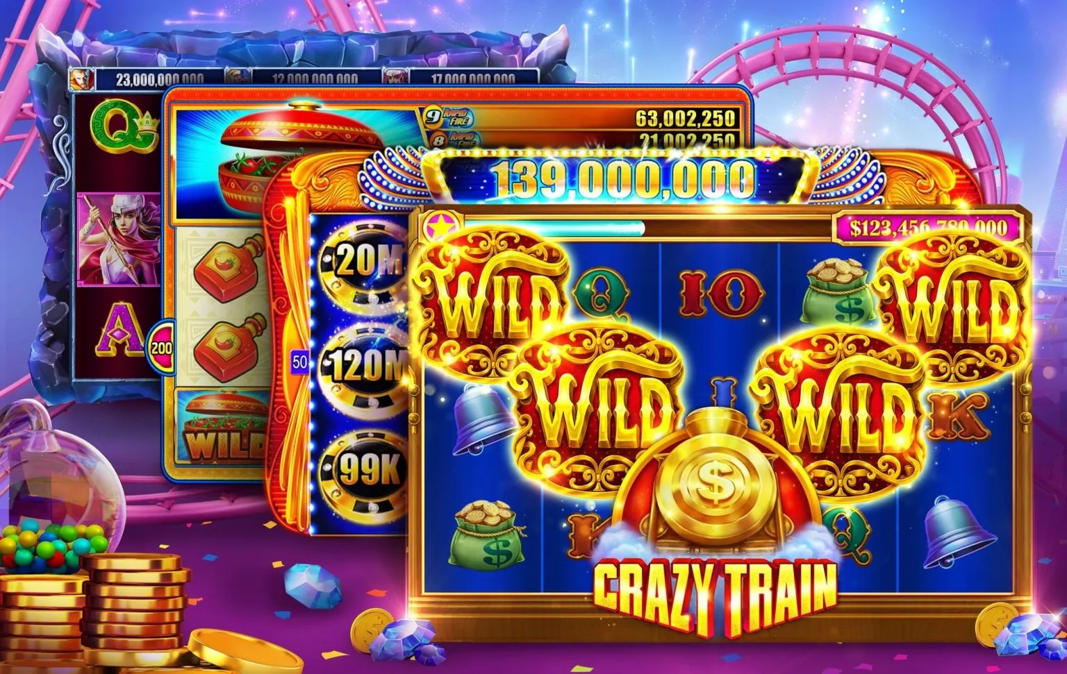 Game nổ hũ Kufun sôi động với các biểu tượng tiền vàng và jackpot khủng